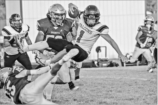 Colby bounces Falcons 33-13 in rivalry contest