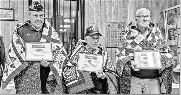 Veterans presented with Quilts of Honor
