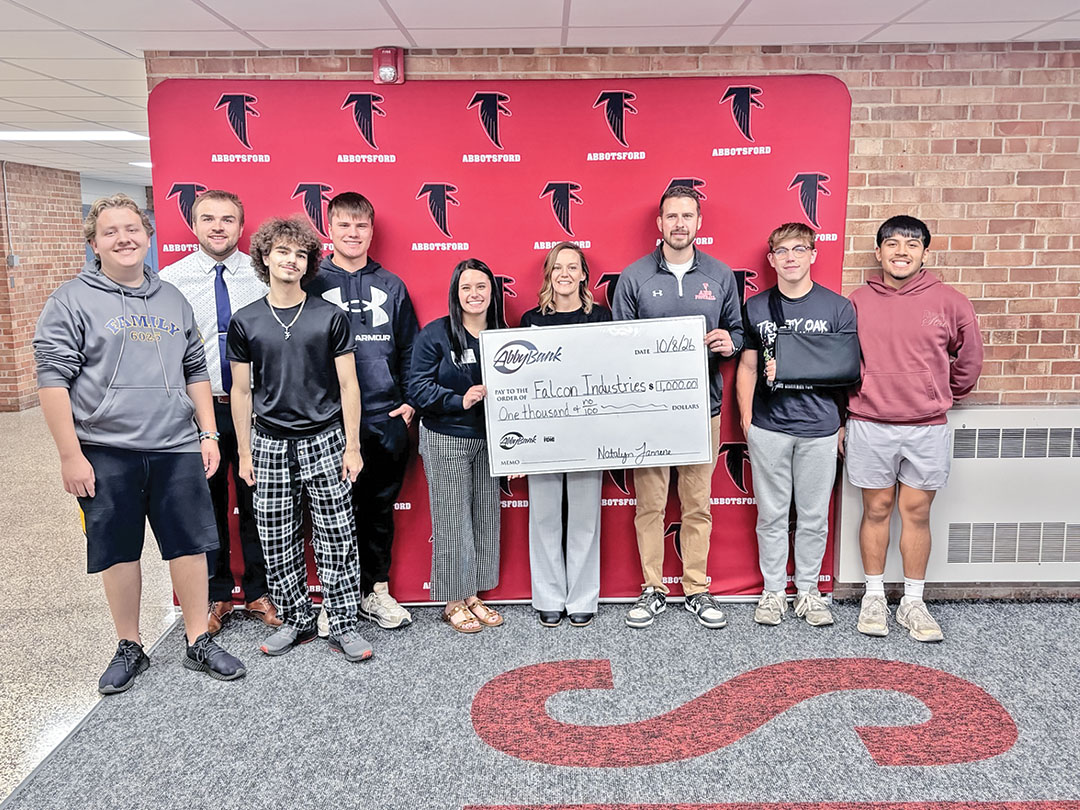 AbbyBank Foundation awards grant to Falcon Industries