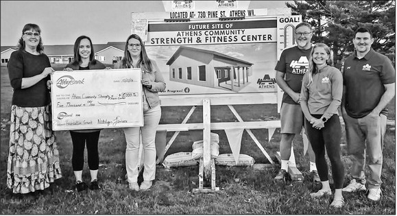 AbbyBank donates $5K to Athens fitness center